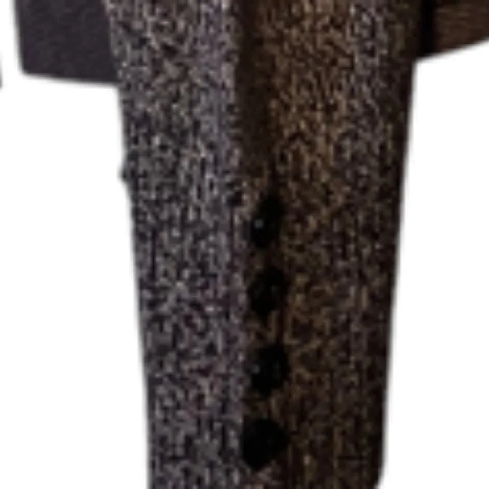 Lane Bryant Dark Gray & White V-Neck Sweater (Size 18/20) - Picture 5 of 5